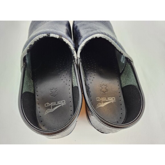 DANSKO Iridescent Blue Professional Clogs Shoes Slip Ons Medical Size 41 10.5 11 - Picture 8 of 12